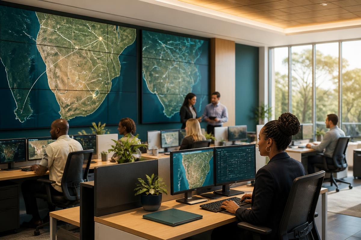 SavannahLink operations centre with live route screens